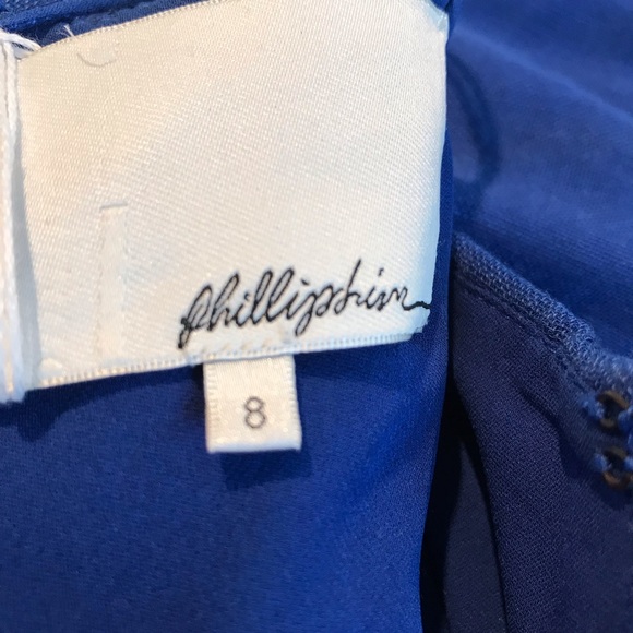 PHILLIP LIM Linen & Silk Draping Strapless Dress 8 - Picture 3 of 8